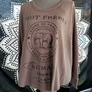FREE PEOPLE we the free oversized french thermal